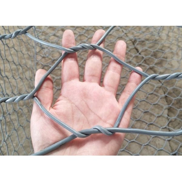 3.0mm Wire Mesh Baskets Retaining Walls Box Stone Filled For Roads And Bridges
