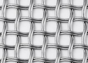China Plain Weave Stainless Steel  Metal Mesh Screen For Architectural Woven Wire Mesh on sale