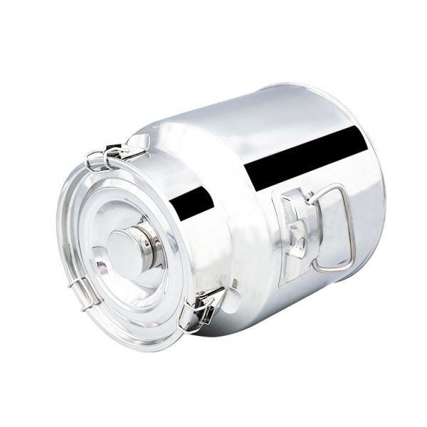 14L Insulated Sanitary Small Stainless Steel Milk Cans Healthy Safe