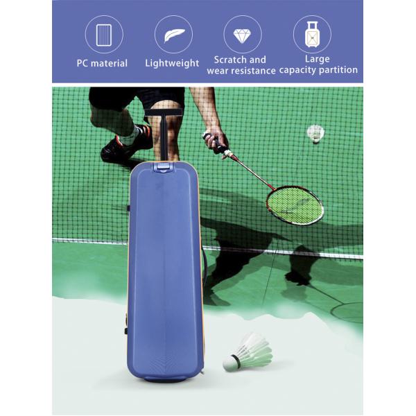 Training Sessions Badminton Racquet Sport Bag Shockproof Equipment Case with Waterproof Zippers and Soft Handle