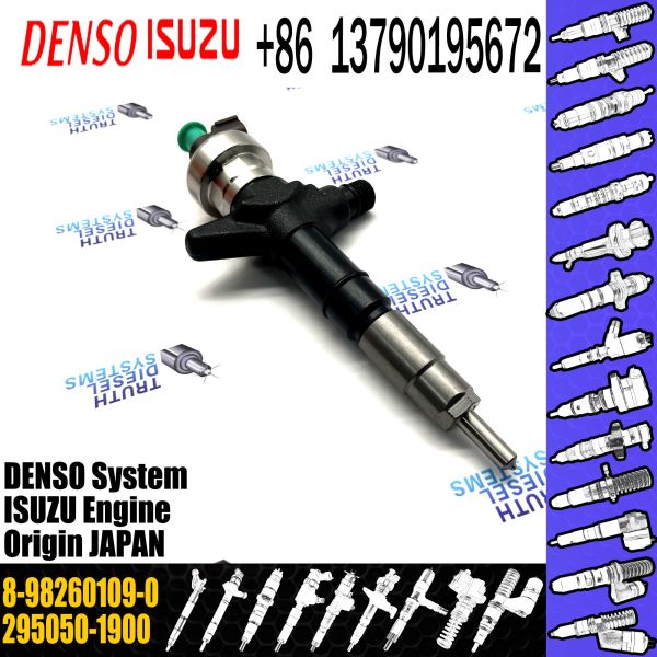 injector diesel engine 295050-1900 8-98260109-0 for ISUZU 8-98260109-0 295050-1900 for diesel injection nozzle injector