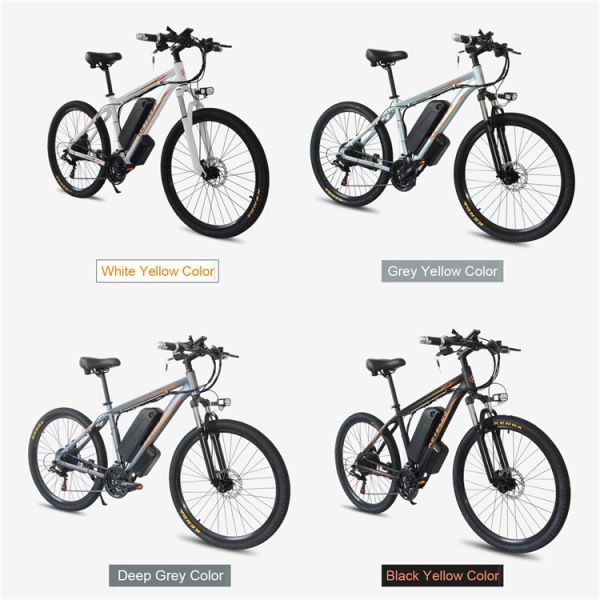 6061 Alu Electric Fat Tyre Mountain Bike 45 - 50km Electric Mode Range 15Ah