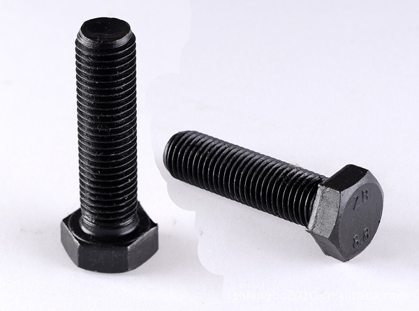 Grade 4.8/8.8/10.9 DIN Standard Hex Head Flange Bolts and Nuts in Black Finish