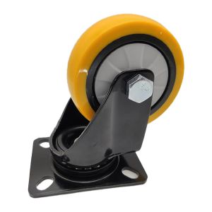 Quality 100mm 125mm Swivel Plate Industrial Wheels wholesale