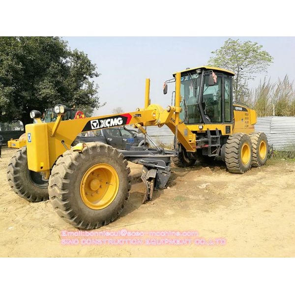 Small Construction Motor Grader Equipment Used In Road Construction 160HP GR1653