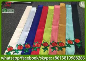China 2017 little neck Imitated Silk satin fabric fashion office ladies uniform tie print ribbon scarf 6*120cm 10g on sale