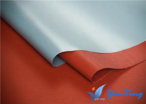 Quality Red Silicone Rubber Coated Fiberglass Fabric For Smoke Curtain And Fire Blankets wholesale
