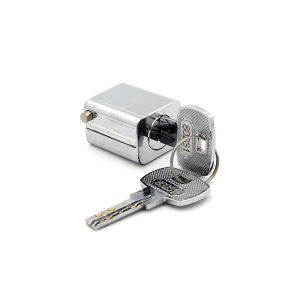 45 Degree Turn Desk Drawer Locks Silver Color Chrome Plated  Long Life Span