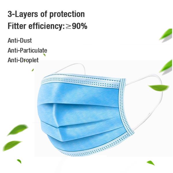 Children'S Disposable Face Masks Seamless Mask 3 Layers 500K Daily Output