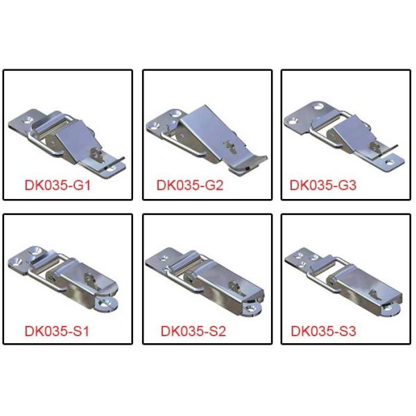Anti Collision Custom Spring Loaded Toggle Latches Shock Absorption Lockable Over Centre Latch ODM