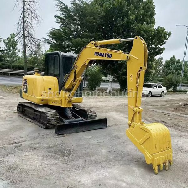 Original Engine And Pump Used Komatsu PC56 Excavator