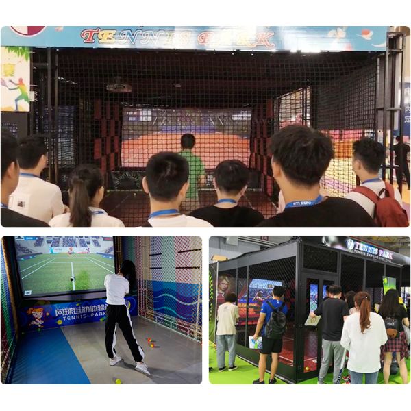 Interactive Physical Fitness Game 9d Virtual Reality Tennis Equipment Vr Sport Game