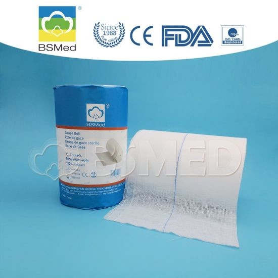 Comfortable Medical Gauze Rolls Good Absorbency With FDA Certification