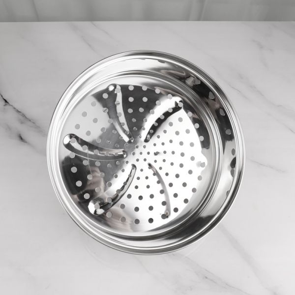 Restaurants Stackable Steamer Pot 28cm Stainless Steel 410