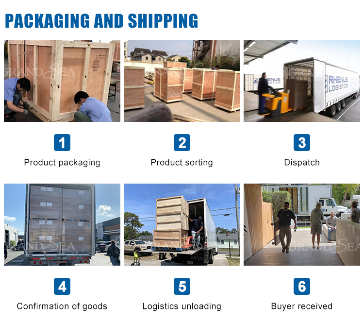 Grandsea Waterproof Hurricane Proof Aluminium Alloy Patio Glass Bi Folding Door American Bifolding Aluminum Folding Door