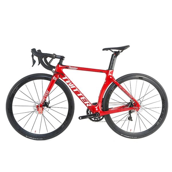 Carbon Fiber Frame Road Bike 22 Speed Bicycle for Men 700c 25c Cycle Aluminum Alloy Fork Material