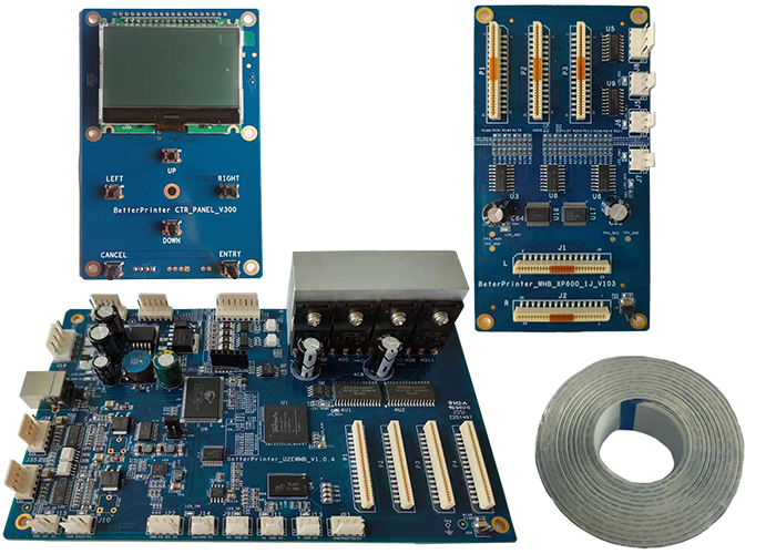 Low cost XP600 single head inkjet board use for wall printer spurt draws printer