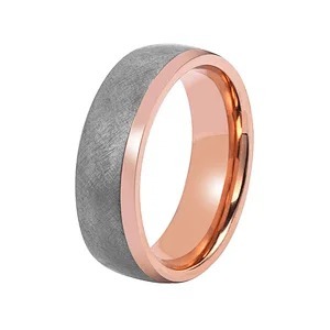 8mm Jewelry Damascus Steel Wedding Band Rings For Men Women