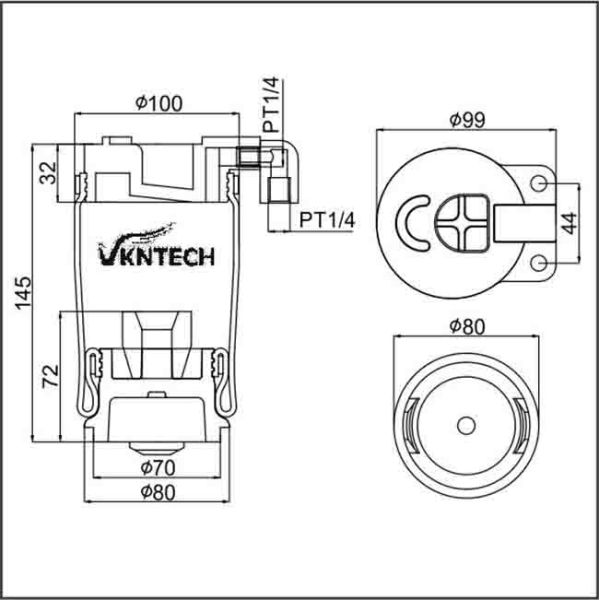49710-2222 Air Spring Rear Hino EP750 Cabin Suspension For Japanese Truck Match VKNTECH 1S0500