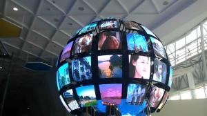 Quality Video/Text/Image Display Sphere LED Screen with Front Service Maintenance Method Module Size 320*160mm wholesale