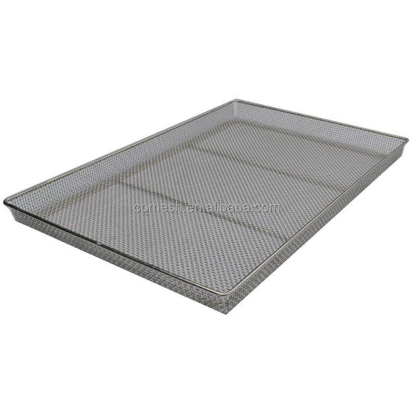 16 * 10 Inch Cooling Rack For Baking BBQ Grill Mesh Metal BBQ Barbecue Grill Grilling Mesh Wire Cooking Net Outdoor