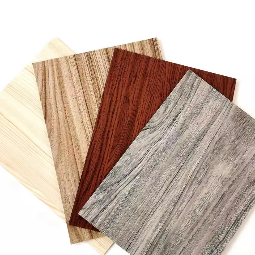 3mm Scratch-resistant Dark Red Aluminum Wood Finish Wood Grain Acm Panels Pvdf Coating Composite Panels