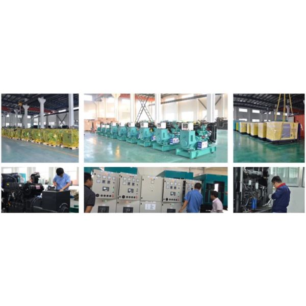 Water Cooled 500KVA 400KW Open Diesel Generator set with Perkins Engine