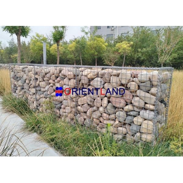 4mm Welded Gabion Ornamental Landscaping for Park Decoration
