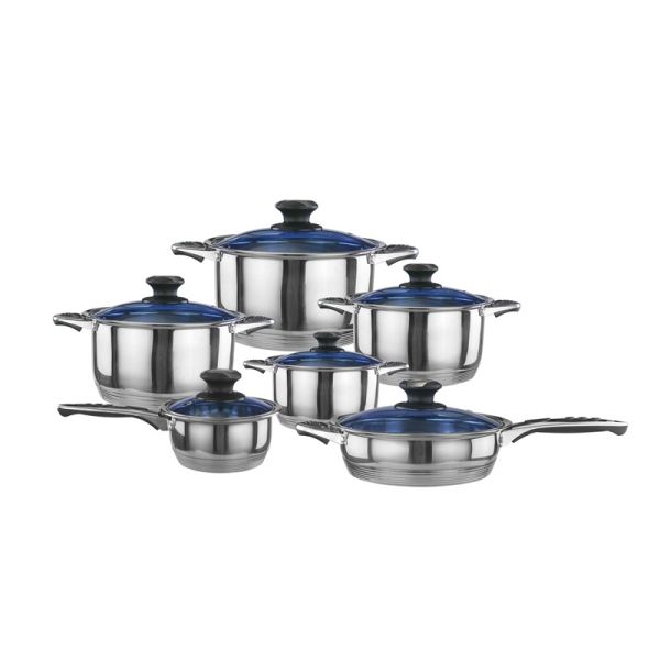 Different Piece Non Stick Cookware Set Wholesale 25pcs 30pcs Stainless Steel Pot