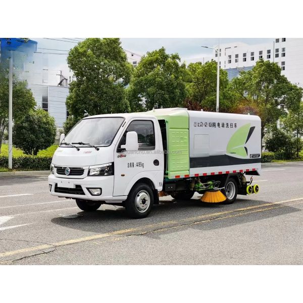 Pure Electric Road Sweeper Truck 4x2 Street Vacuum Cleaner for Eco-Friendly Cleaning