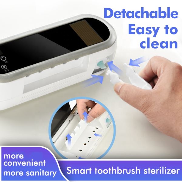Automatic Toothpaste Dispenser UV Toothbrush Holder Wall Mounted