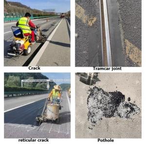 China Thermoplastic Asphalt Road Patching Material Premix Granules on sale