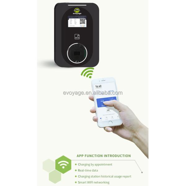 Type 2 IEC 62196-2 Standard EV Charging Pile 3 Phase 11KW 22KW TUV Certificated