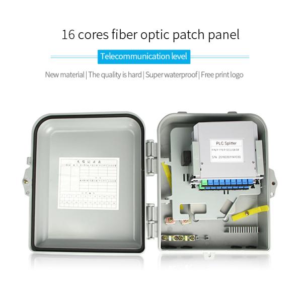 Small FTTX FTTH 500V Fiber Terminal Box 12 Cores