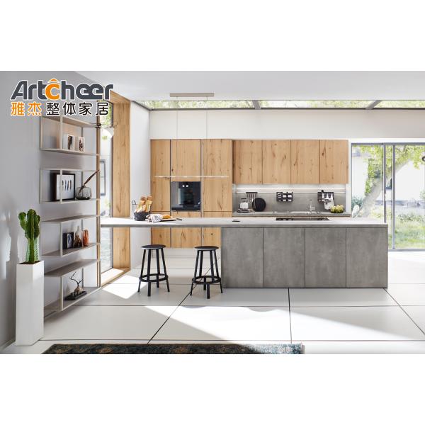 Craftsman Kitchen Cabinets Furniture With Plywood Carcase And Veneer Laminated Finish