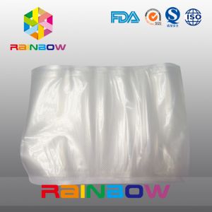 Nylon Embossed Vacuum Bag / Food Packaging Films Roll High Barrier