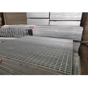Serrated 30*100mm Hot Dip Galvanized Steel Grating High Strength