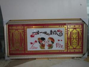China Cream Mount Cross Stitch Art Gallery Frames cutter machine on sale