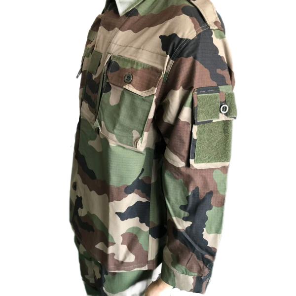 F2 Style TC 65/35 Ripstop French Military Uniform Set Camouflage Attire