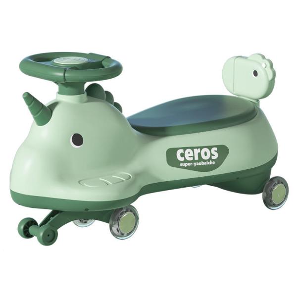 Anti-Rollover Flash Wheel Swing Ride On Scooter Car for Kids Carton Size 69*25*32cm