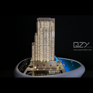 Quality 1:100 Scale Architectural Model Making Supplies 3D Building Missoni Dubai Residential wholesale