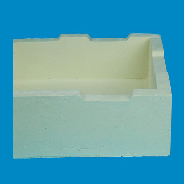 Corundum Mullite Ceramics Sagger 1550°C Max Working Temperature For Lithium Battery