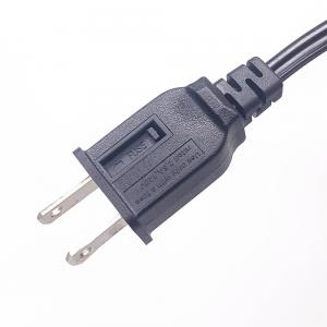 Quality 18AWG US Power Cord , NEMA 1-15P 2.5 Amp Fuse Plug AC Power Supply Cord wholesale