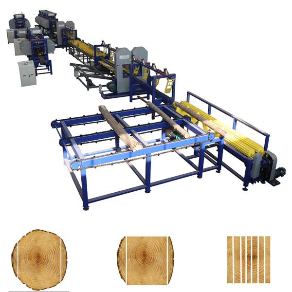 Vertical Band Saw Lumber Mill Industrial Sawmill Equipment 350mm Dia