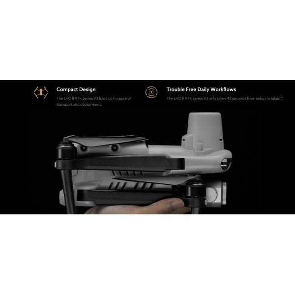 Portable design of EVO II RTK Series V3 drone