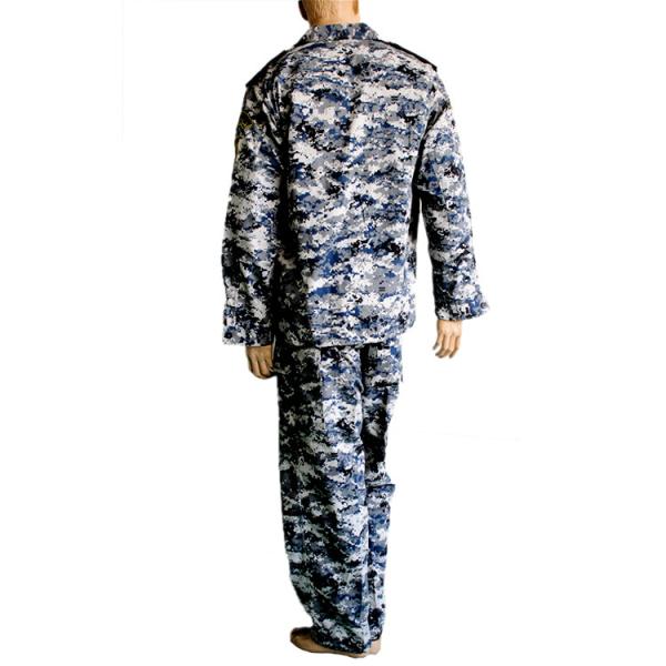 Epaulets Iraq BDU Army Uniform with Polyester / Cotton Fabric Multiple Pockets