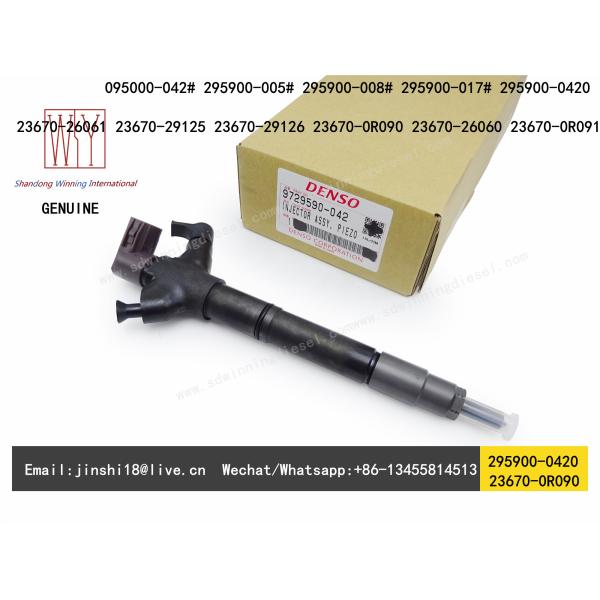 DENSO GENUINE AND BRAND NEW DIESEL PIEZO FUEL INJECTOR ASSY 295900-0420, 295900-0050, 295900-0170, 295900-0080, 23670-0R
