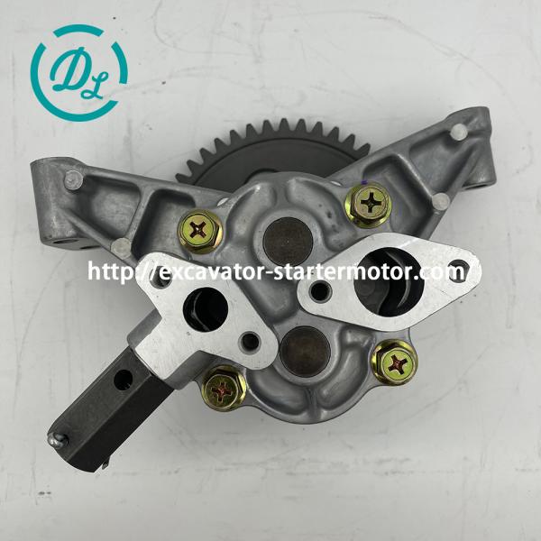 EexcavaStart YAMATO 48T Oil Pump ME034720 for Mitsubishi 6D14 Engine 24V