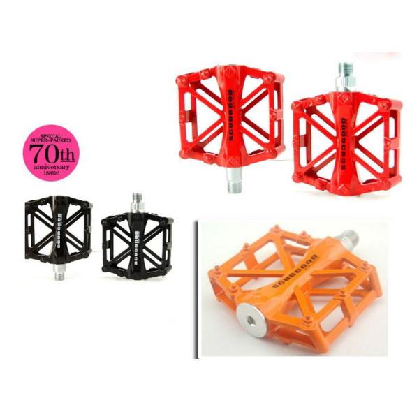 Colorful Electric Bike Parts Aluminum Mountain Bike Pedals