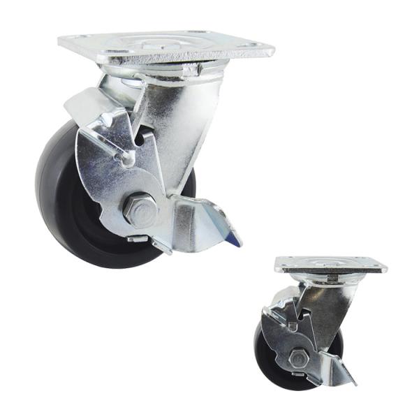 100mm Diameter Heavy Duty Casters For Industrial Trolleys Wholesale Plastic Casters